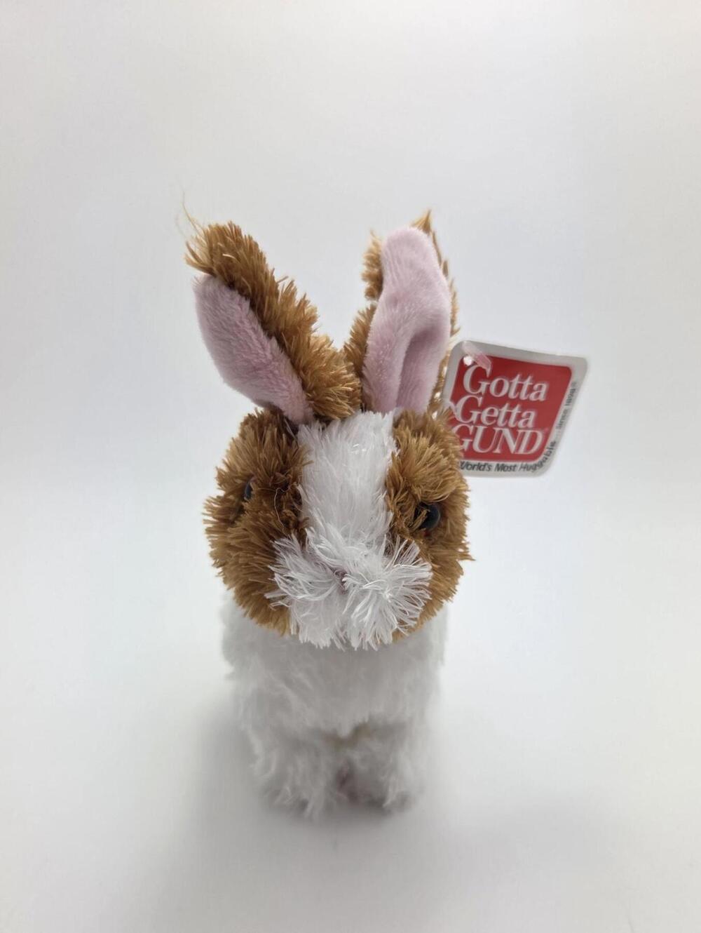 Gund Telus Bunny Plush New with Tags! Vintage Collectible (4 inch)